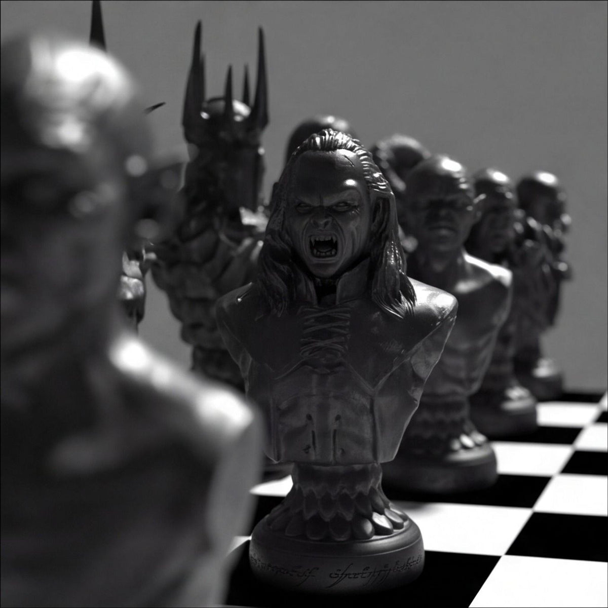 Dark Lord Inspired Fantasy Chess Pieces – Evil Side Set