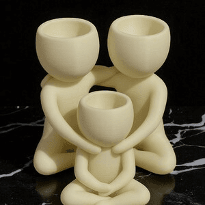 Family Hug Abstract Figure Succulent Planter Set