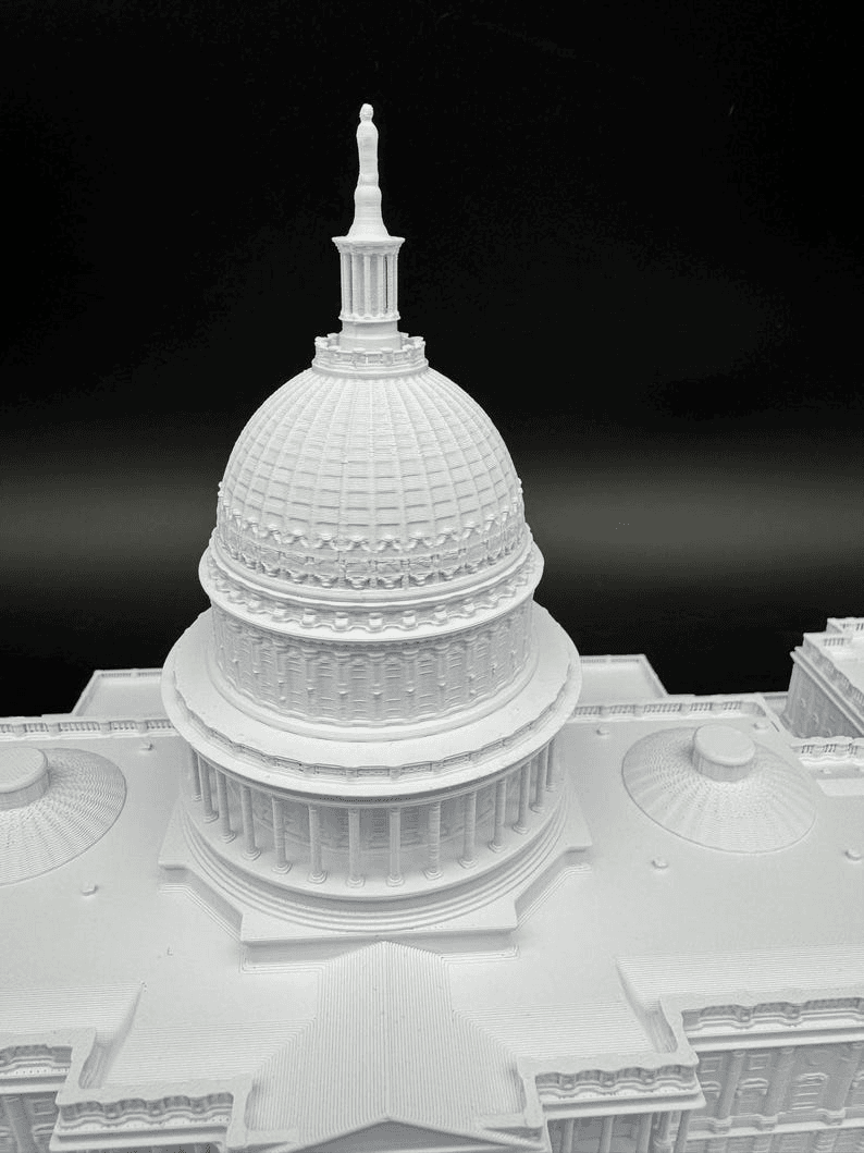 US Capitol Building Miniature Model – Collector's Replica