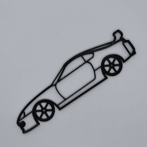 MK4 Toyota Supra Inspired Wall Racer Silhouette Decor