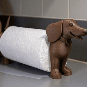 Dachshund Paper Towel Holder – Wiener Dog Kitchen Decor