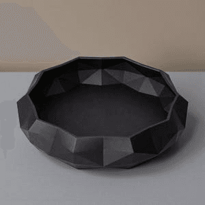 Low Poly Geometric Tray – Minecraft-Inspired Desk Organizer