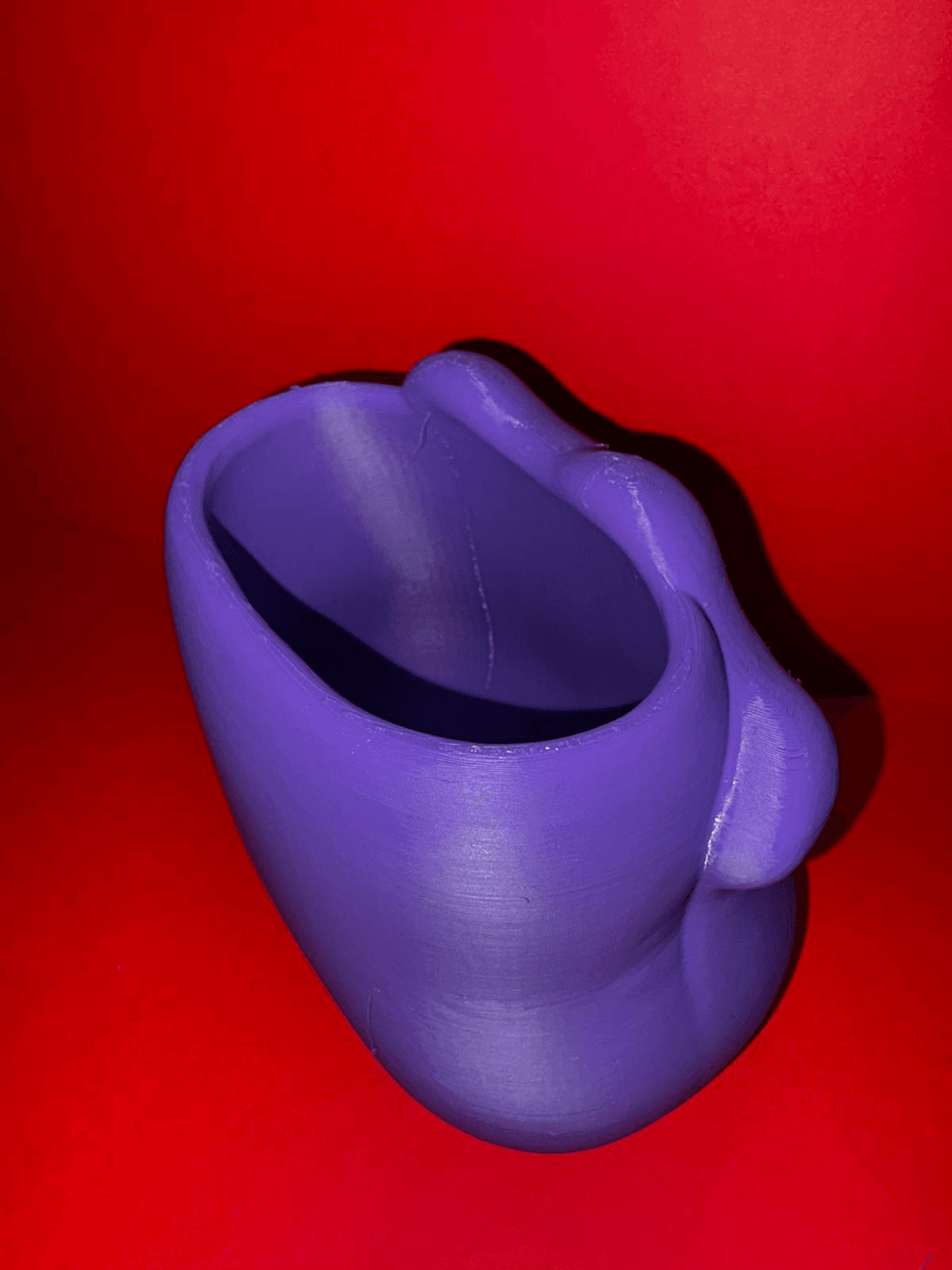 Ditto-Inspired Purple Pokemon Fan Pencil Holder Desk Tidy