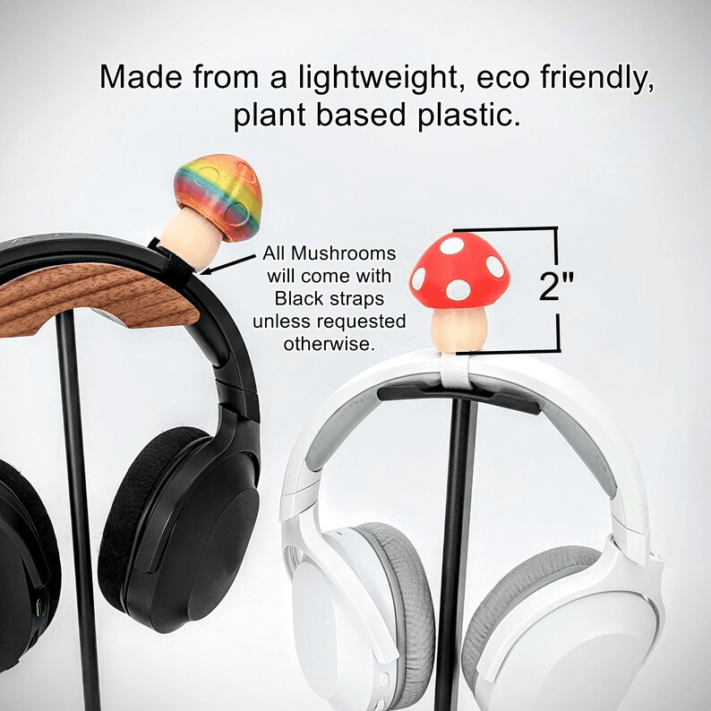 Mushroom-Inspired Headphone Stand & Headset Holder