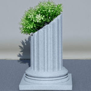 Mini Roman Column Succulent Pot | Ancient Pillar Planter