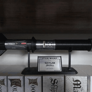 Baylan Skoll Inspired Lightsaber Fan Replica with Stand