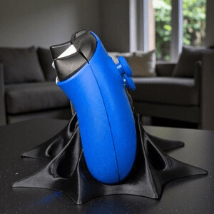 Batman Cape-Inspired PS5 Controller Stand | Gothic Desk Holder