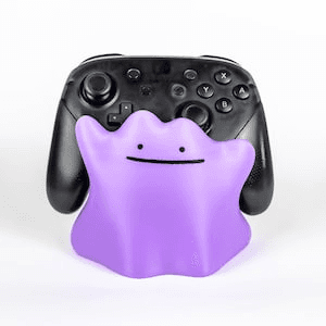 Ditto Inspired Controller Stand | Pokémon Fan Gaming Holder