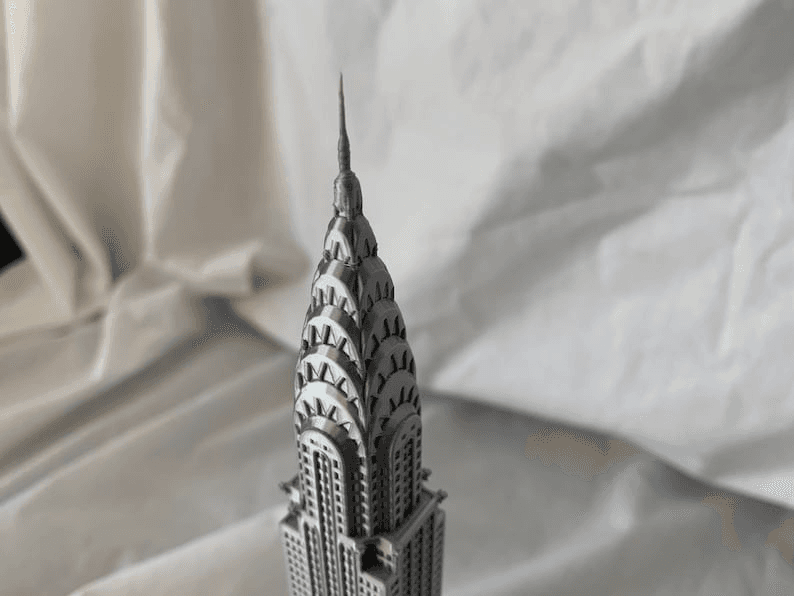 Chrysler Building Inspired Miniature NYC Skyscraper Model