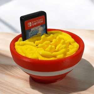 Noodle Bowl Nintendo Switch Game Card Holder Stand