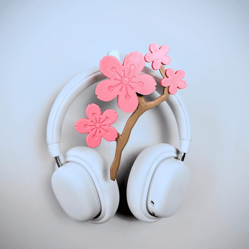 Sakura Cherry Blossom Headphone & Controller Stand