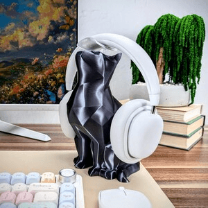 Cute Sleeping Cat Headphone Stand & Headset Holder