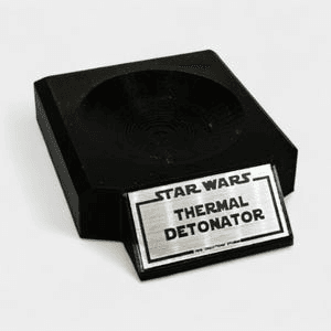 Star Wars Inspired Thermal Detonator Replica with Display Stand