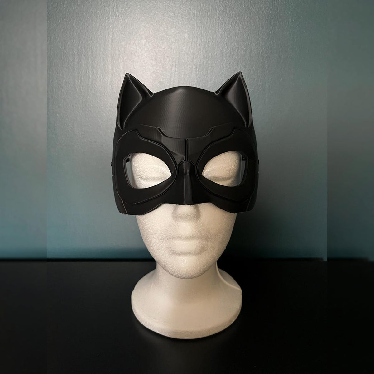 Catwoman-Inspired Cosplay Mask | Cat Villain Half Mask