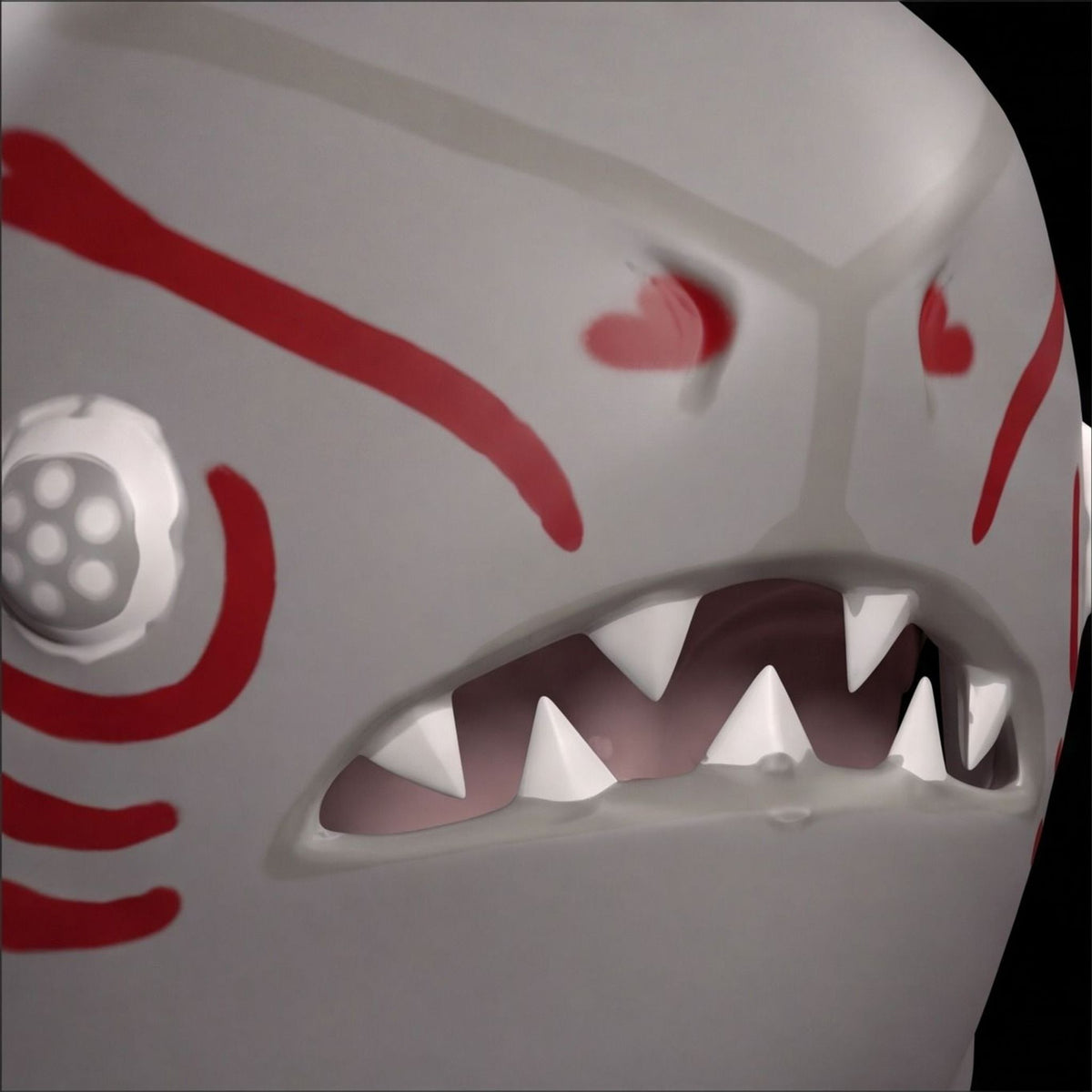 Splatoon 3 Shiver-Inspired Fan Art Cosplay Mask Kit
