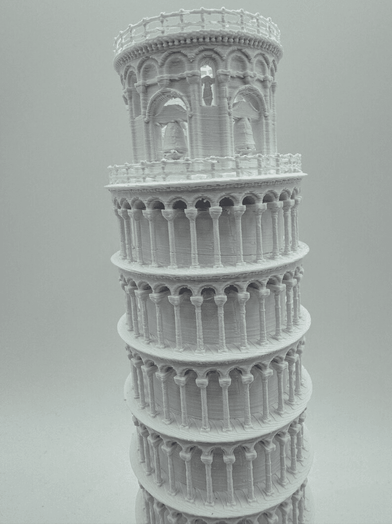 Leaning Tower of Pisa Miniature Model | Desk Decor