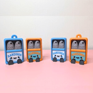Sardine Can Fidget Clicker Cute Sensory Stress Toy