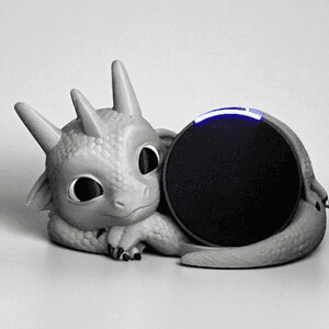 Whimsical Baby Dragon Alexa Echo Pop Holder Stand