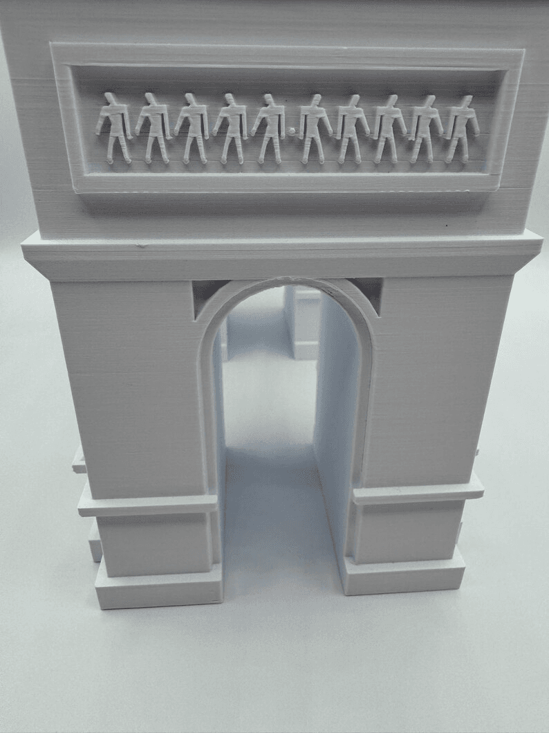 Arc de Triomphe Inspired Miniature Landmark Model