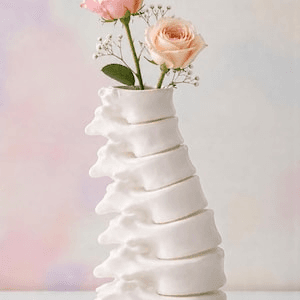 Gothic Anatomical Spine Vase | Dark Home Decor