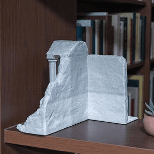 Roman Ruins Bookends | Classical Architecture Decor