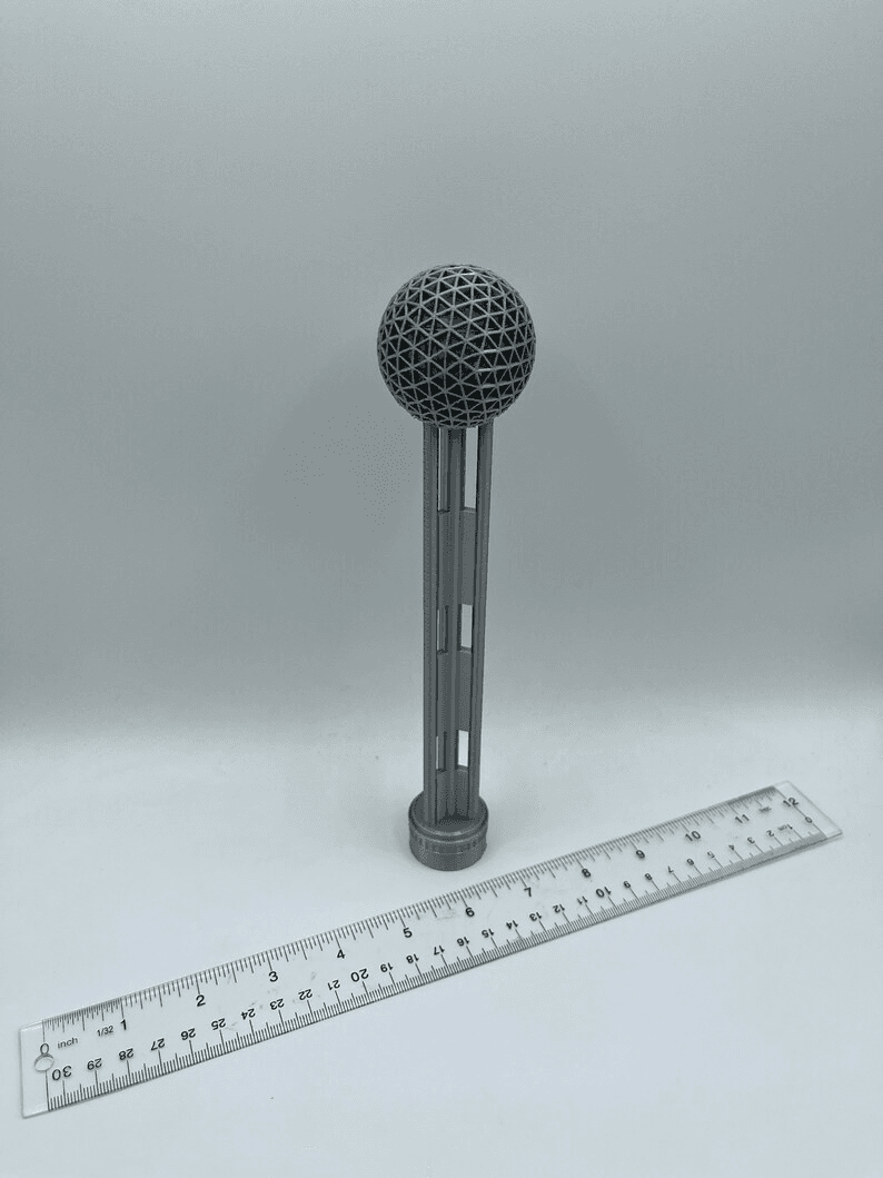 Reunion Tower Inspired Dallas Landmark Replica Model
