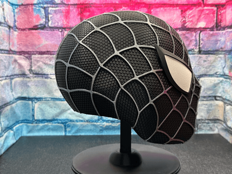 Spider-Man Black Suit Inspired Cosplay Helmet Mask