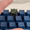 Grogu Inspired Artisan Keycap | Baby Yoda Fan Art