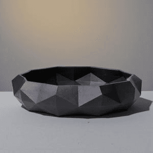 Low Poly Geometric Tray – Minecraft-Inspired Desk Organizer