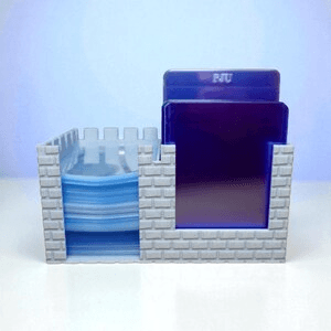 Castle TCG Organizer – Toploader & Sleeve Storage Box