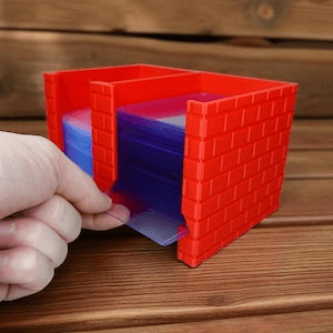 Brick-Style TCG Card Sleeve & Toploader Dispenser