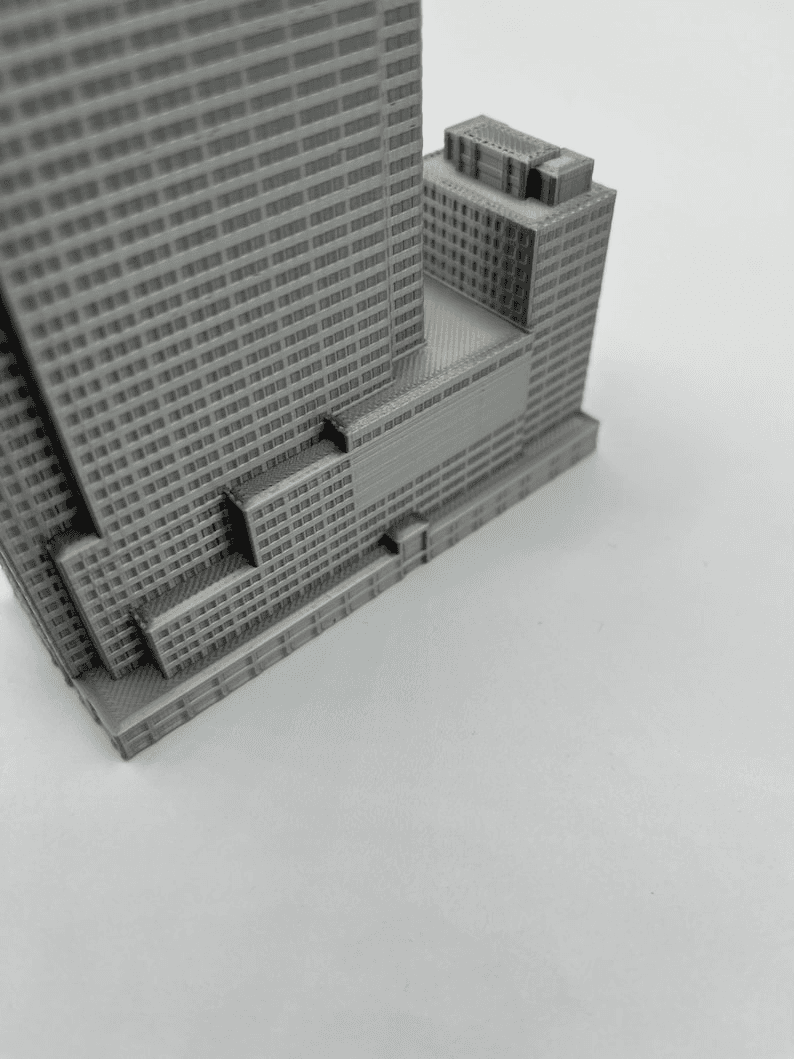 30 Rockefeller Plaza Inspired Miniature Skyscraper Model