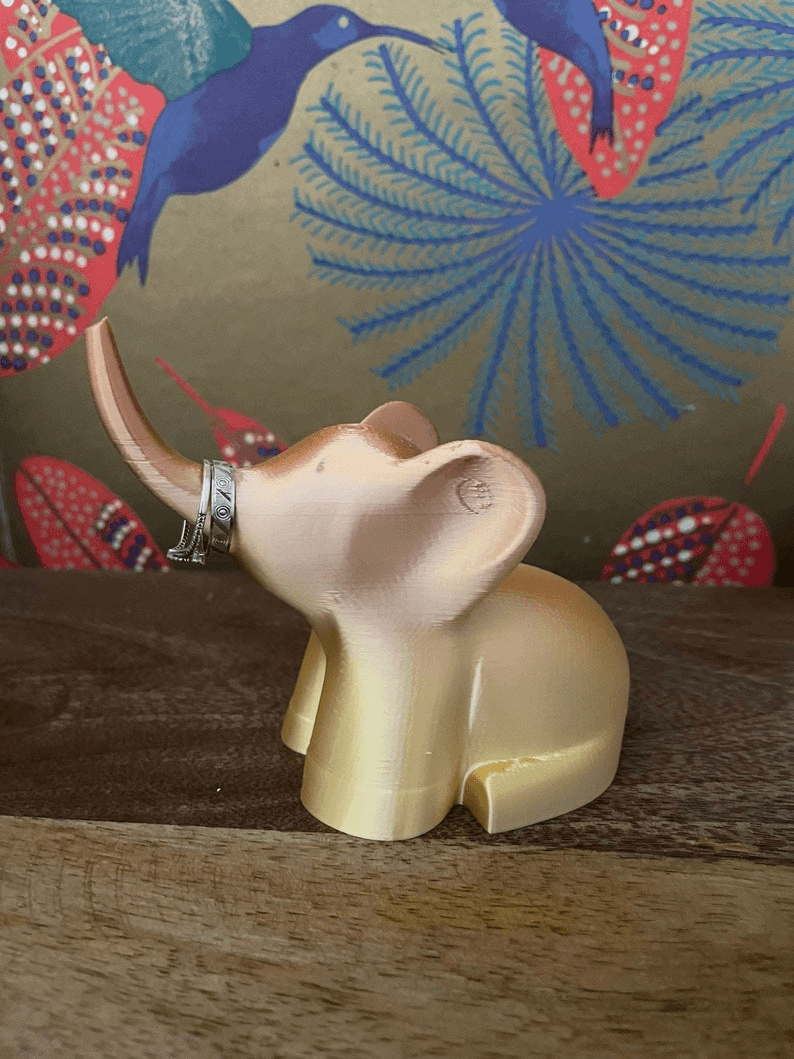 Playful Elephant Ring Holder & Jewellery Dish