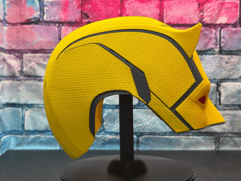 Daredevil Born Again Inspired Yellow Devil Helmet Mask
