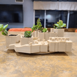 Counter-Strike Mirage Map Inspired Succulent Planter