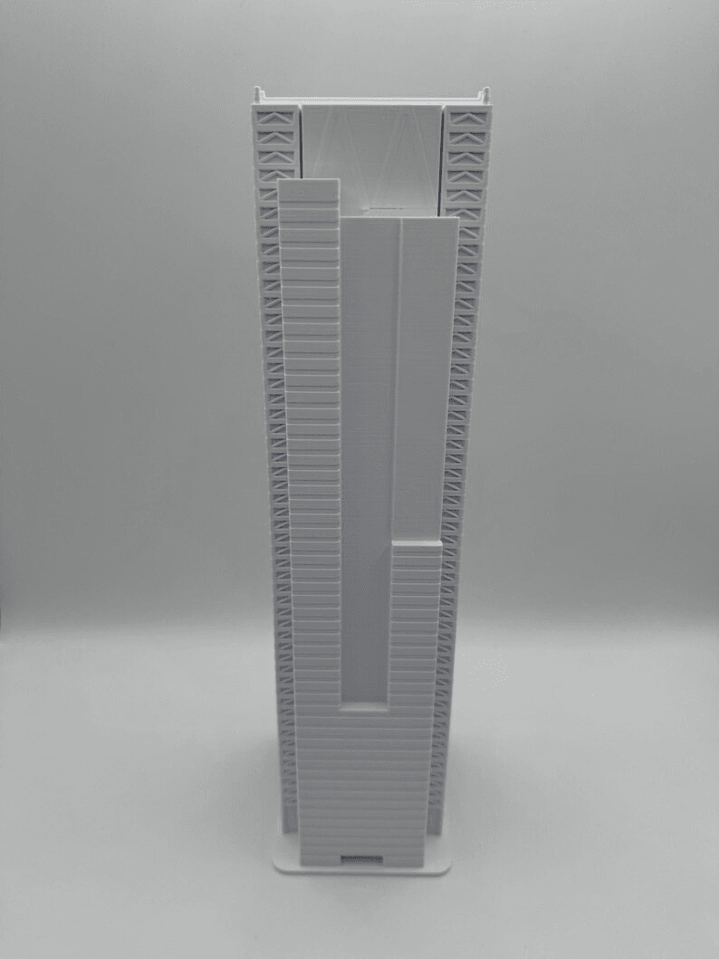 Leadenhall Building Inspired Miniature London Skyscraper Model