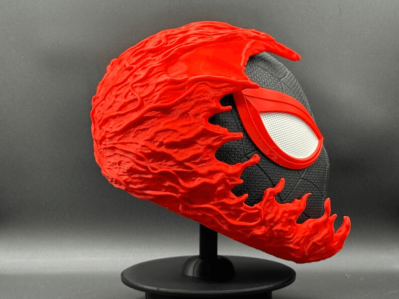 Miles Morales x Carnage Inspired Spider-Man Fan Mask