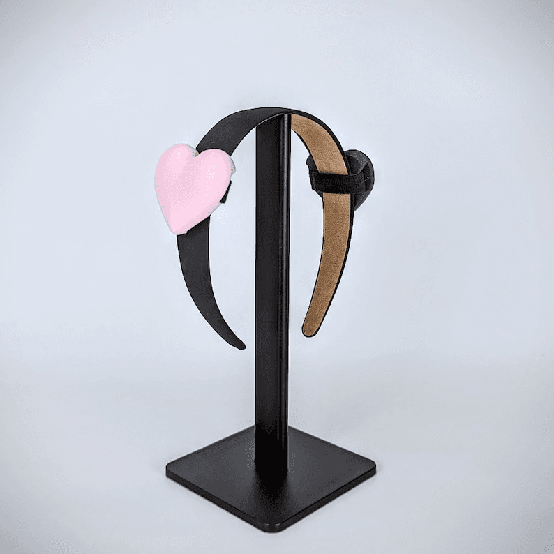 Cute Bear Figurine with Headphones & Satchel Bag