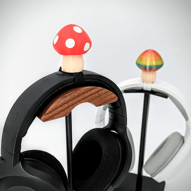 Mushroom-Inspired Headphone Stand & Headset Holder
