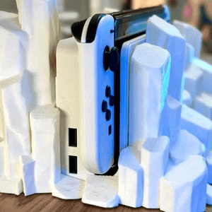 Quartz Crystal-Inspired Nintendo Switch Dock Cover | Classic & OLED