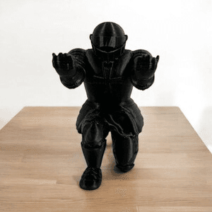 Medieval Knight Pen Holder – Armored Warrior Desk Decor