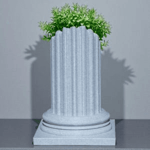 Mini Roman Column Succulent Pot | Ancient Pillar Planter