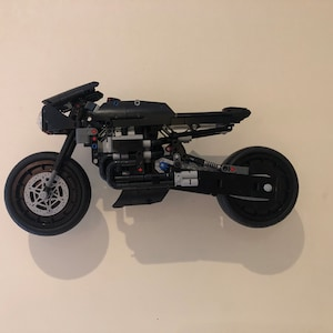 Dark Knight Inspired Motorcycle Wall Display Mount