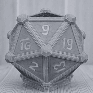 D20 Dice Succulent Pot | RPG Inspired Mini Planter