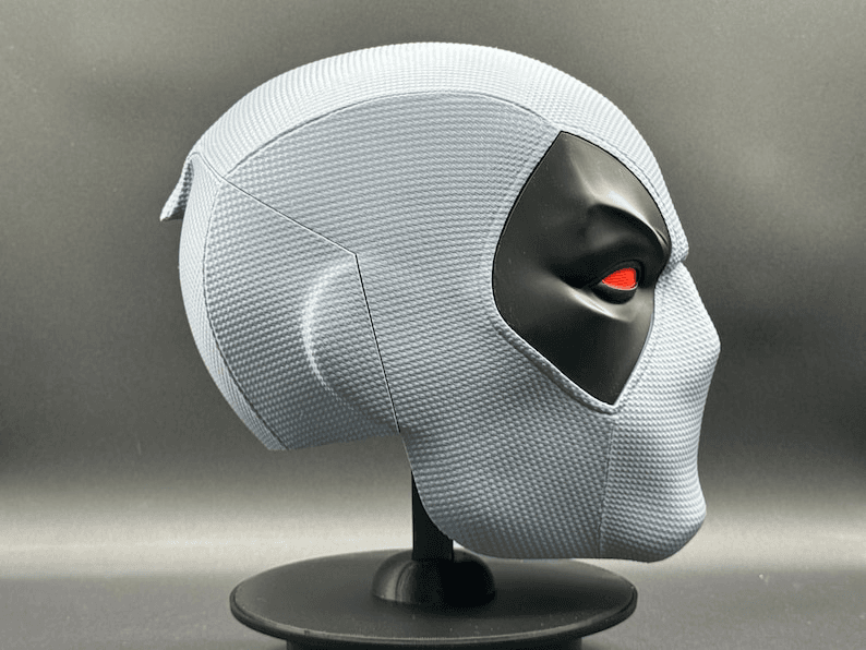 X-Force Deadpool Inspired Grey Cosplay Mask | Fan Replica