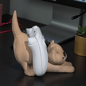 Kawaii Cat Gaming Controller & Phone Stand Holder