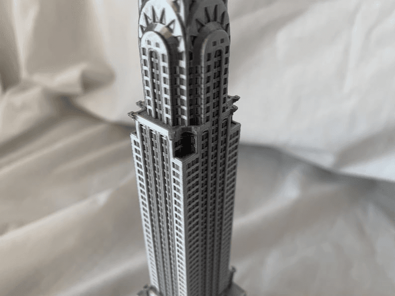 Chrysler Building Inspired Miniature NYC Skyscraper Model