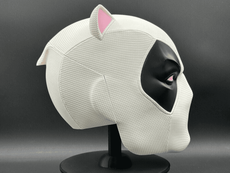 Kittypool Fan Mask – Deadpool & Hello Kitty Inspired Cosplay