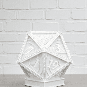 D20 Dice Succulent Planter – Elvish Fantasy RPG Decor