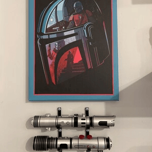 Lightsaber Wall Mount – Star Wars Inspired Saber Display Rack